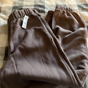 GAP Chocolate Brown Joggers women’s NWT